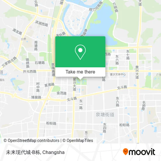 未来现代城-B栋 map
