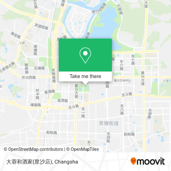 大蓉和酒家(星沙店) map