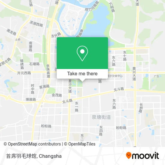 首席羽毛球馆 map