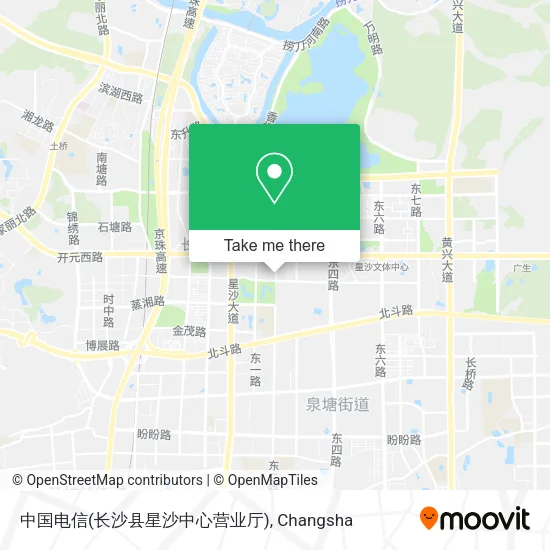 中国电信(长沙县星沙中心营业厅) map