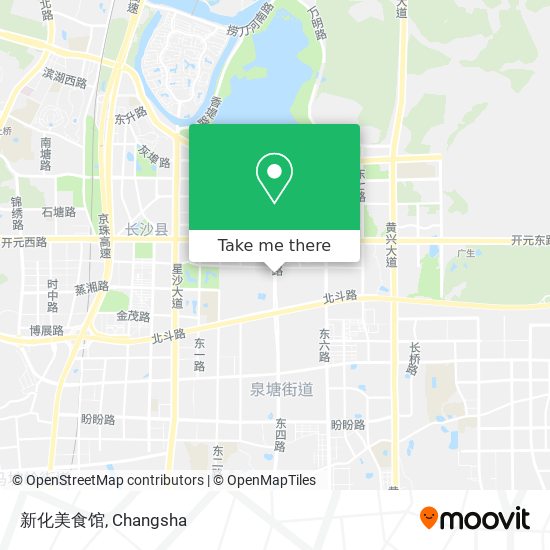 新化美食馆 map