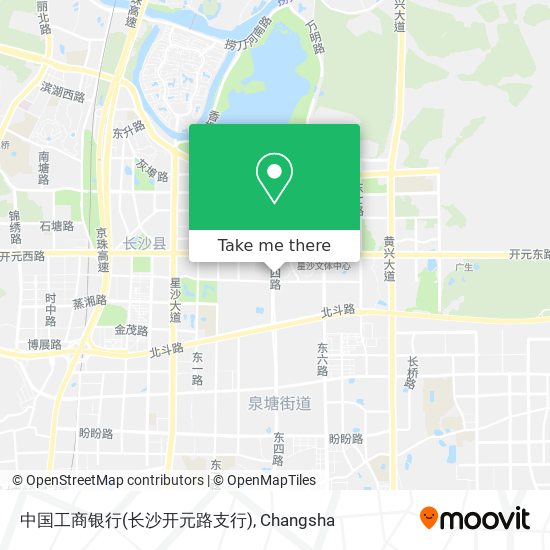 中国工商银行(长沙开元路支行) map