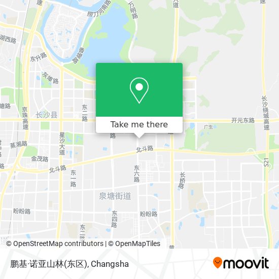 鹏基·诺亚山林(东区) map