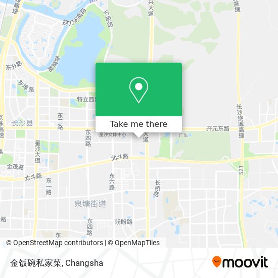 金饭碗私家菜 map