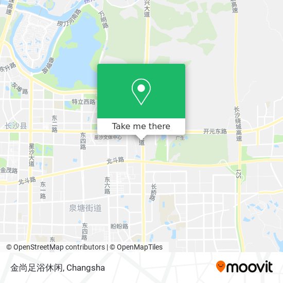 金尚足浴休闲 map