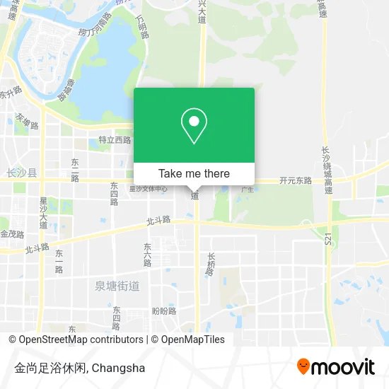 金尚足浴休闲 map