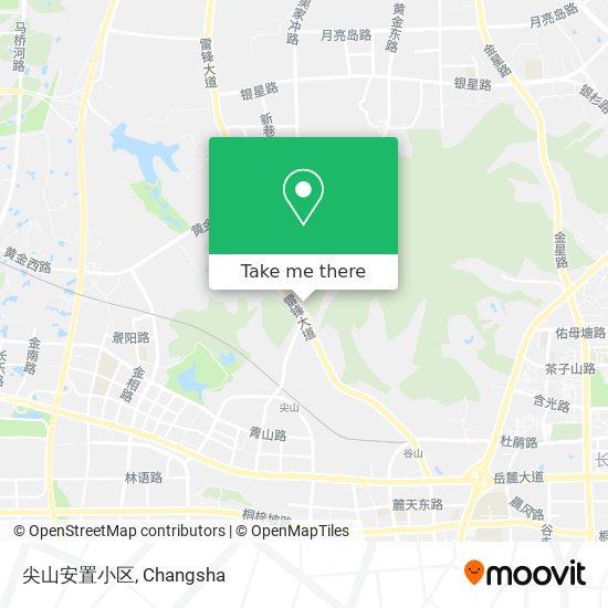 尖山安置小区 map