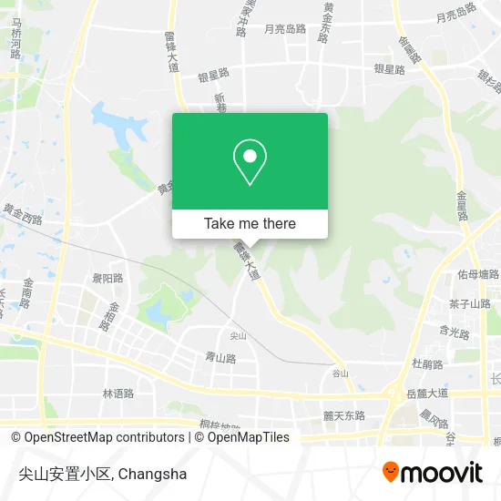 尖山安置小区 map