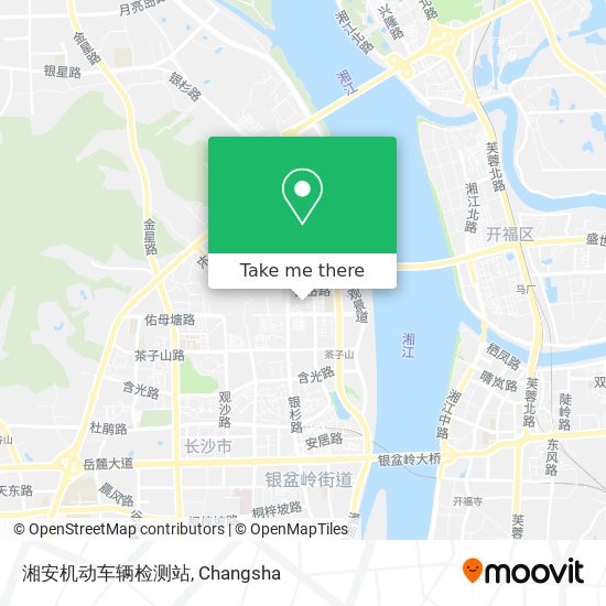 湘安机动车辆检测站 map