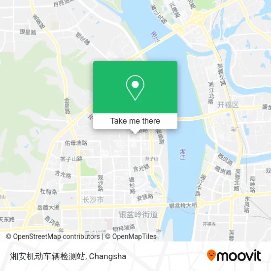 湘安机动车辆检测站 map