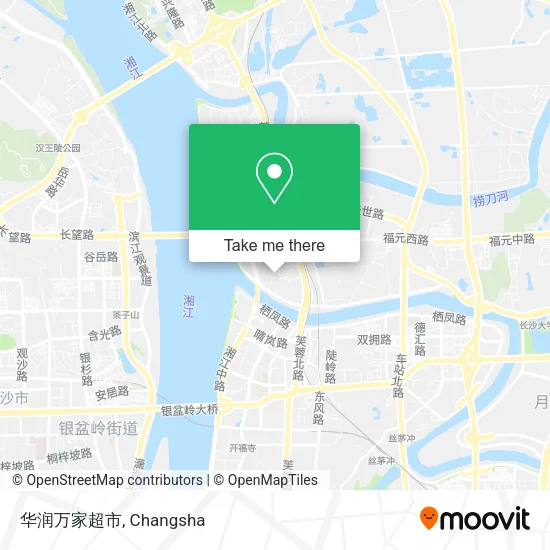 华润万家超市 map