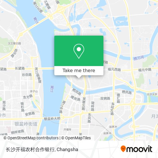 长沙开福农村合作银行 map