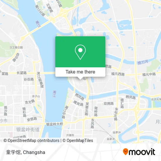 童学馆 map
