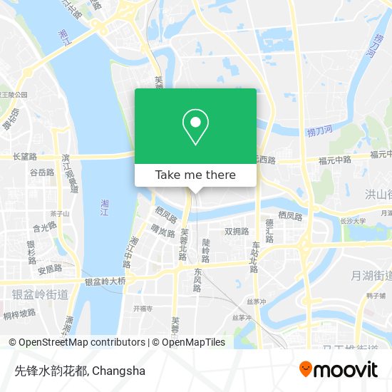先锋水韵花都 map