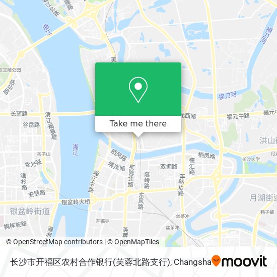 长沙市开福区农村合作银行(芙蓉北路支行) map