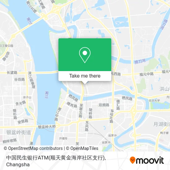 中国民生银行ATM(顺天黄金海岸社区支行) map