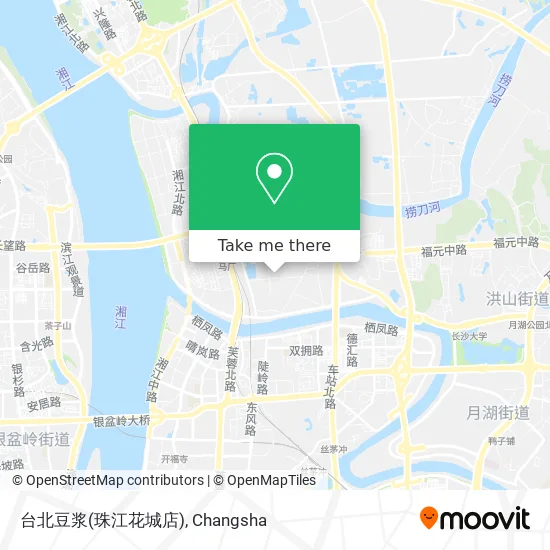 台北豆浆(珠江花城店) map