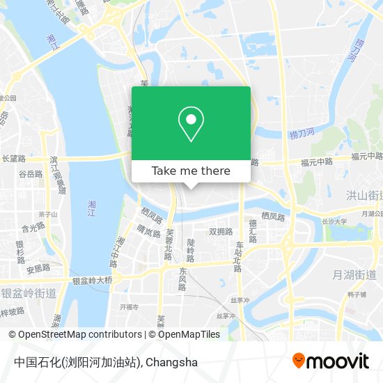中国石化(浏阳河加油站) map