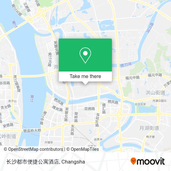 长沙都市便捷公寓酒店 map