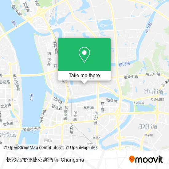长沙都市便捷公寓酒店 map