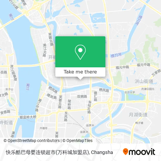 快乐酷巴母婴连锁超市(万科城加盟店) map