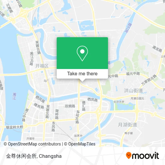 金尊休闲会所 map