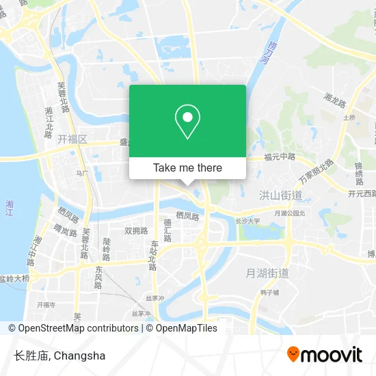 长胜庙 map