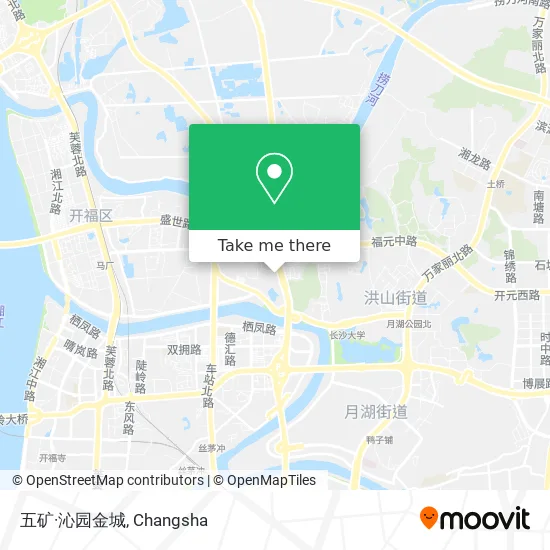 五矿·沁园金城 map