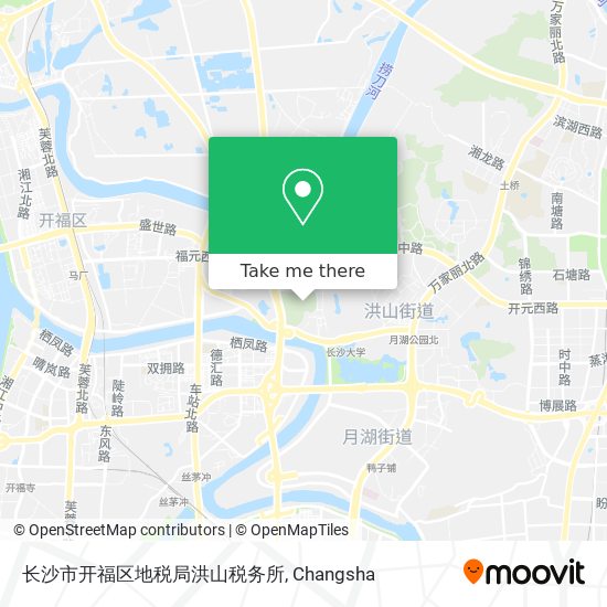 长沙市开福区地税局洪山税务所 map