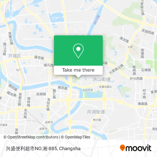 兴盛便利超市NO.湘·885 map