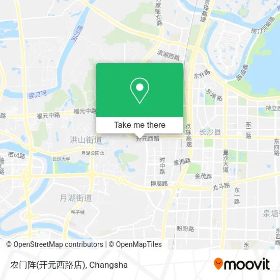 农门阵(开元西路店) map