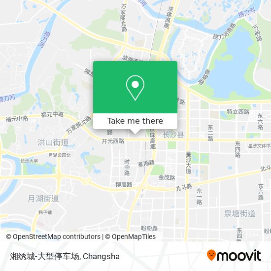 湘绣城-大型停车场 map