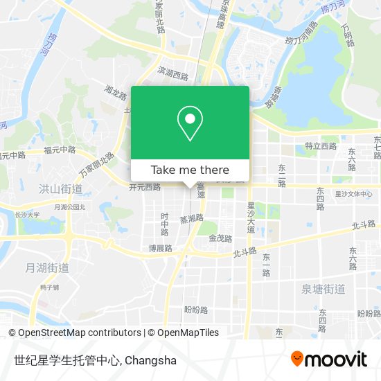 世纪星学生托管中心 map