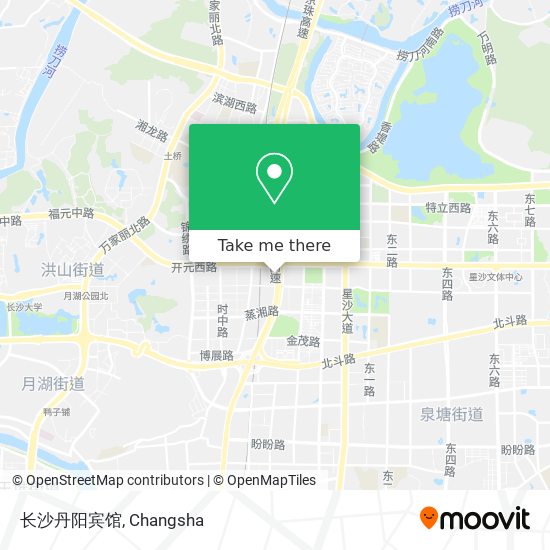 长沙丹阳宾馆 map