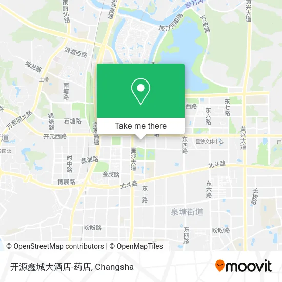 开源鑫城大酒店-药店 map