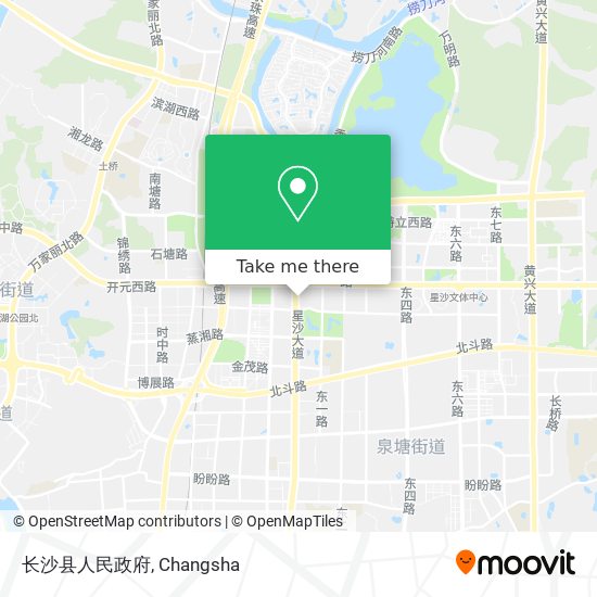 长沙县人民政府 map