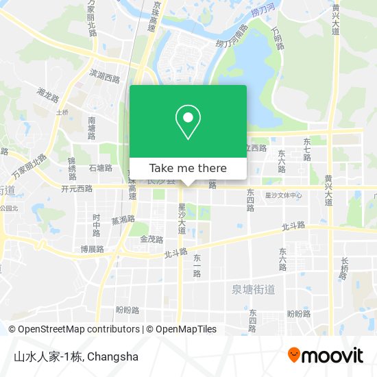 山水人家-1栋 map