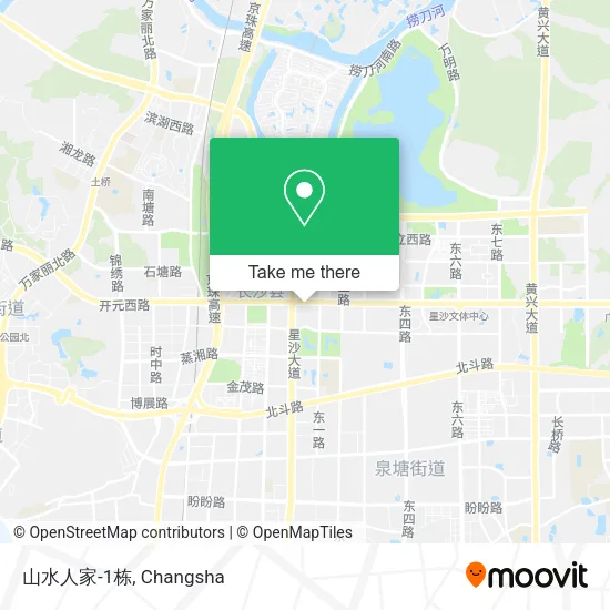 山水人家-1栋 map