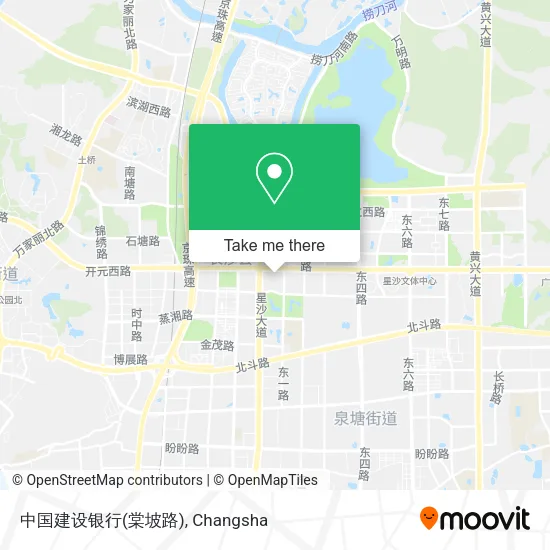 中国建设银行(棠坡路) map