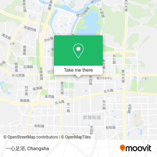 一心足浴 map