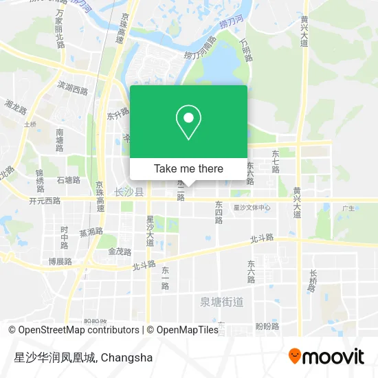 星沙华润凤凰城 map
