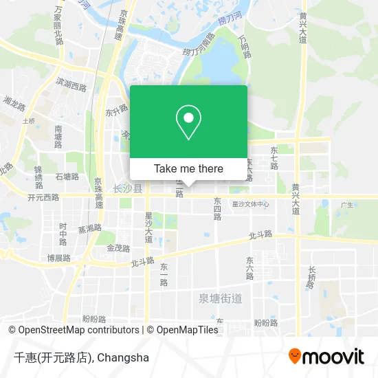 千惠(开元路店) map
