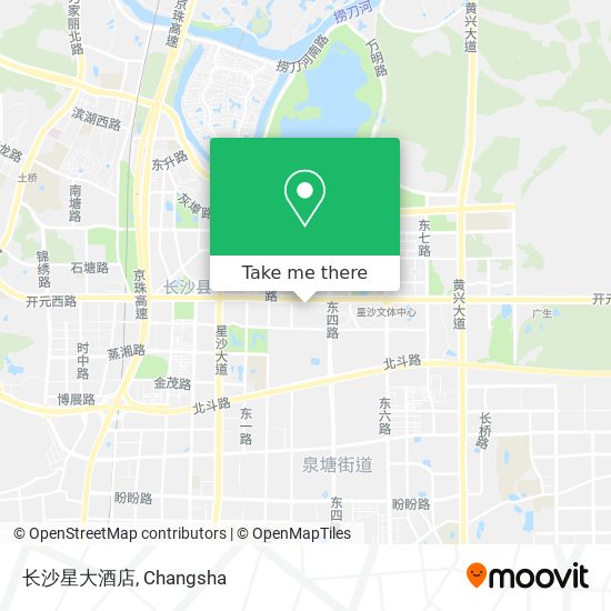 长沙星大酒店 map