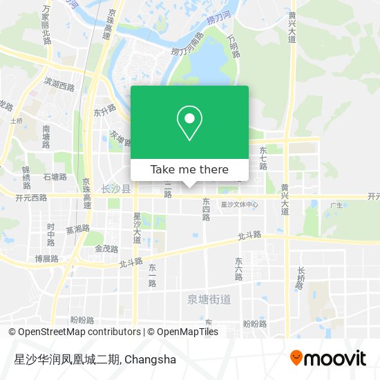 星沙华润凤凰城二期 map