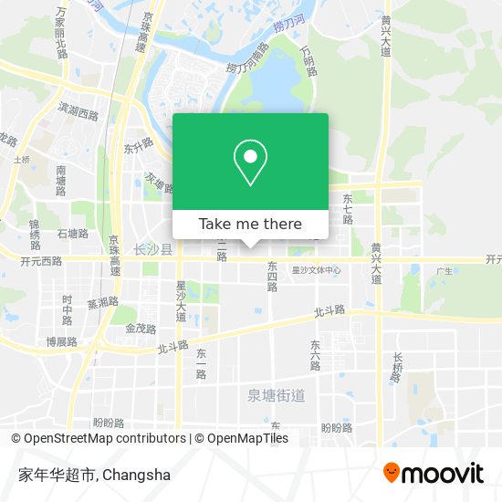 家年华超市 map