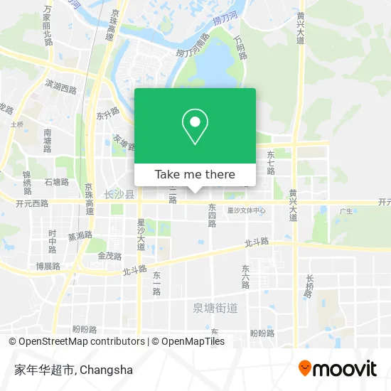 家年华超市 map