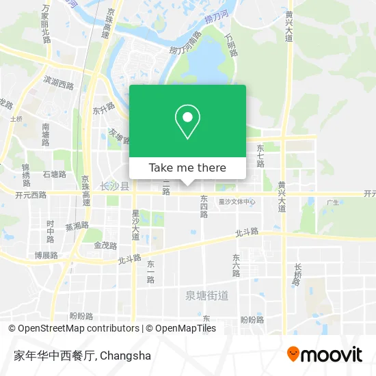 家年华中西餐厅 map