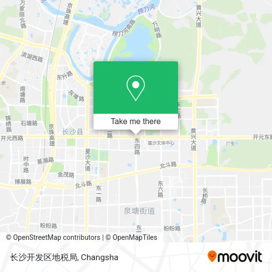 长沙开发区地税局 map