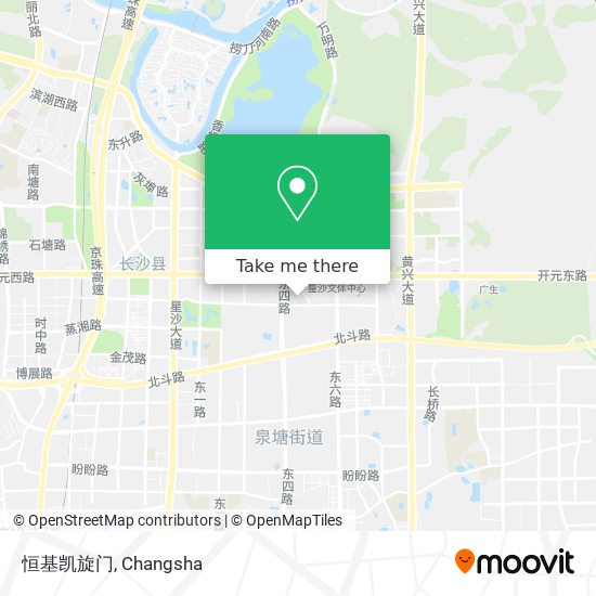 恒基凯旋门 map