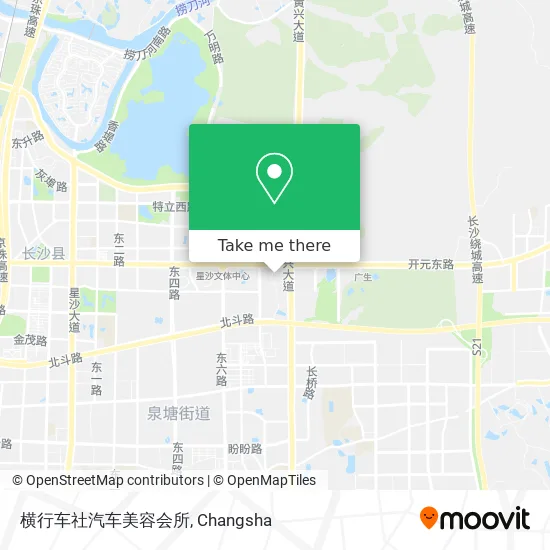 横行车社汽车美容会所 map